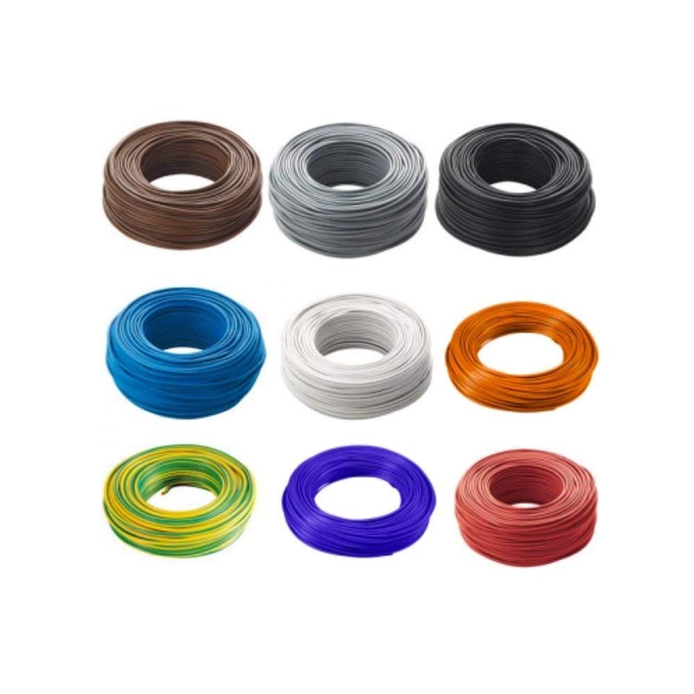 CORDINA CAVO UNIPOLARE FS17 450/750 V 1x2,5 mm² PER IMPIANTI ROTOLO 100 MT VARI COLORI (MARRONE)