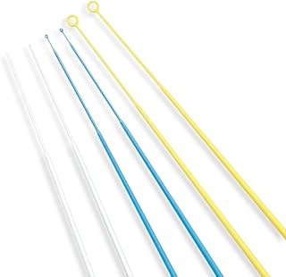 Disposable Inoculating Loops and Needles, 10.0 Micro liters, Sterile, High Quality Polystyrene, Blue (Pack of 20)