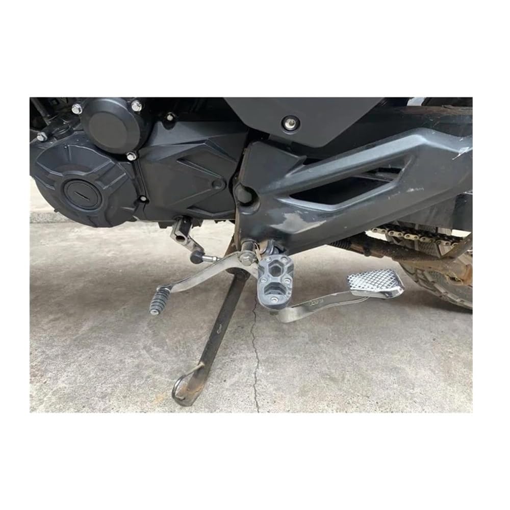 Moto Levier Changement Moto Changement Vitesse Pédale Levier Changement Vitesse Levier Avant Arrière Levier Noir Argent GN125 GS125 GSX125 EN125-2A 2F 3A HJ125K Levier Vitesses Shifter Pédale