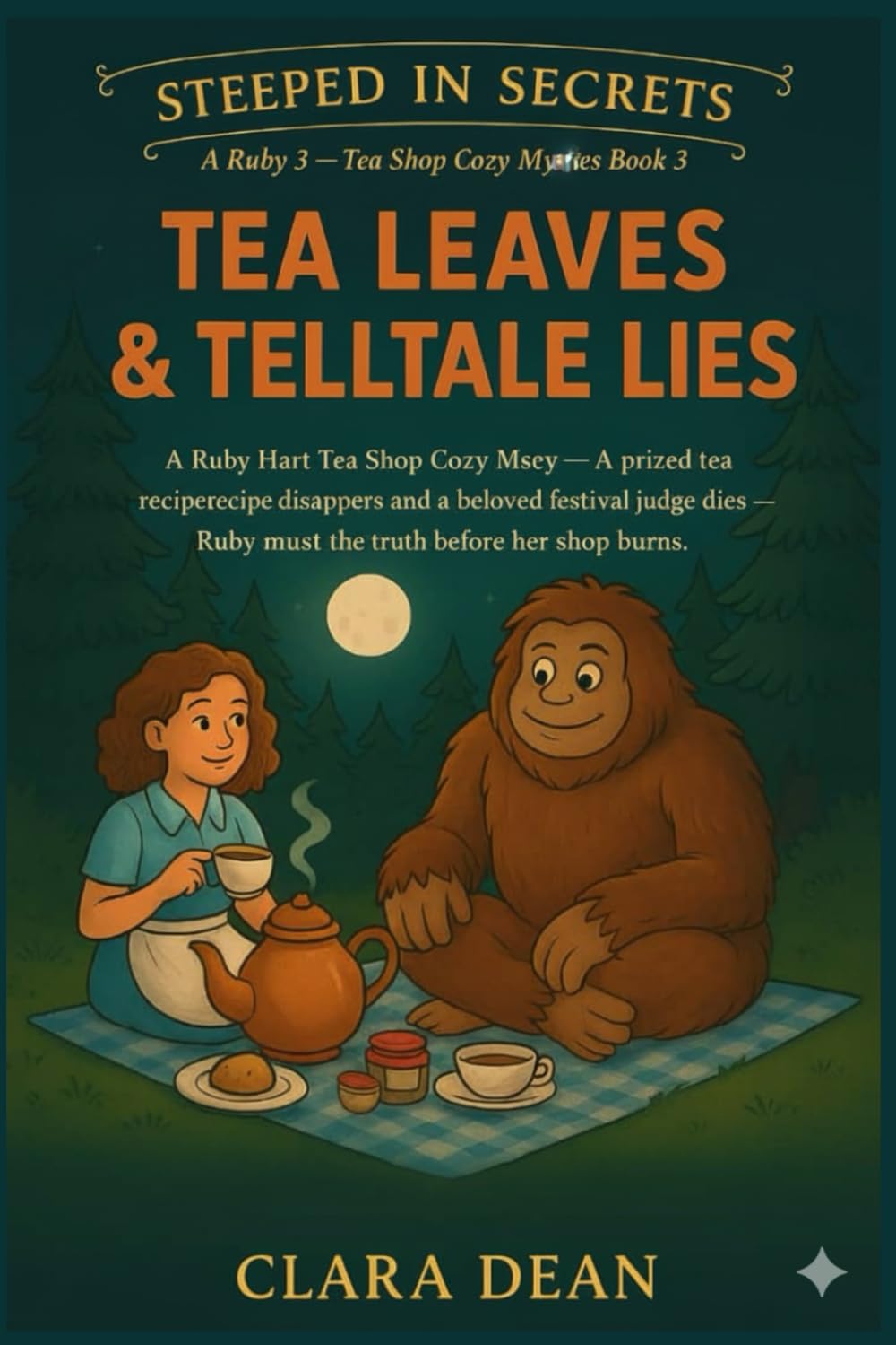 Tea Leaves & Telltale Lies: A Ruby Hart Tea Shop Cozy Mystery — a prized tea recipe disappears and a beloved festival judge dies — Ruby must brew the ... — A Ruby Hart Tea Shop Cozy Mystery Series)