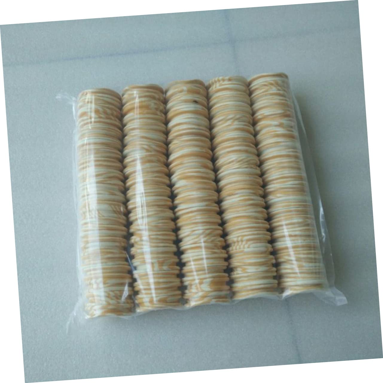 Abaodam 100Pcs Fishing Line Bobbin Spools Fishing Line Holder for Efficient Hook Line Storage Portable Round Shape Fishing Reels for Fishing Tackle Organization