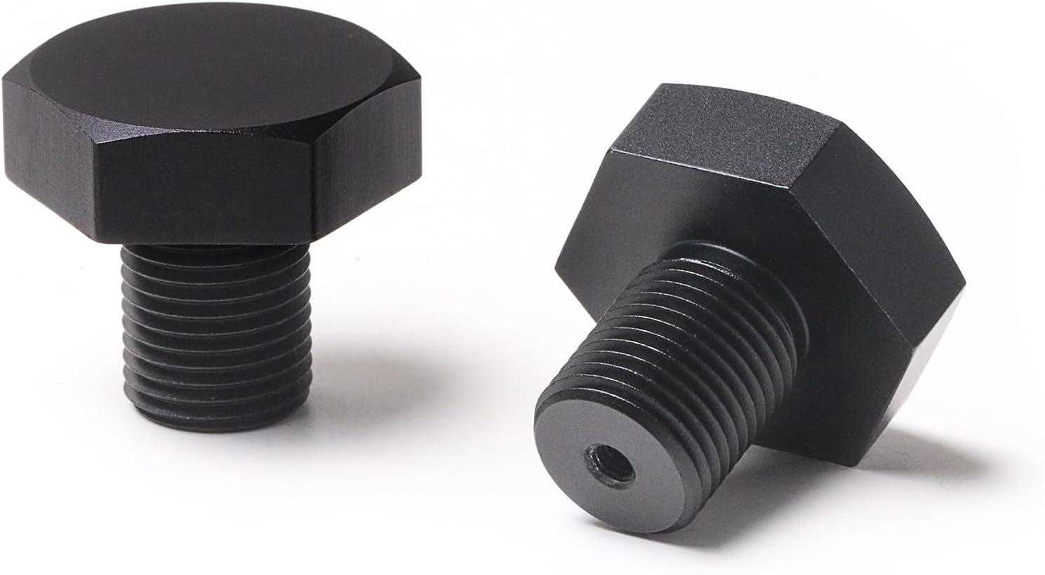 6pcs Singe Hole Drawer Knobs, Aluminum Cabinet Knobs Brushed Hexagonal Handle for Kitchen Cabinet Bathroom Dresser Shoe Cabinet Wardrobe Hardware Handle (Black)