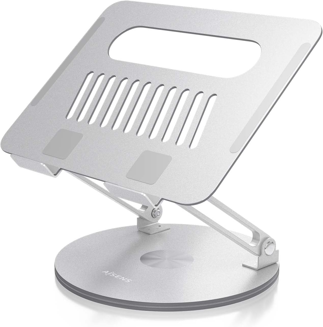 AISENS XL Adjustable Rotating Desktop Stand for Port til Tablet 10 17 Silver
