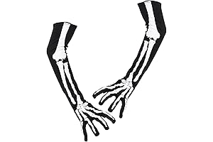 Spider Skeleton Fishnet Cosplay Gloves Women