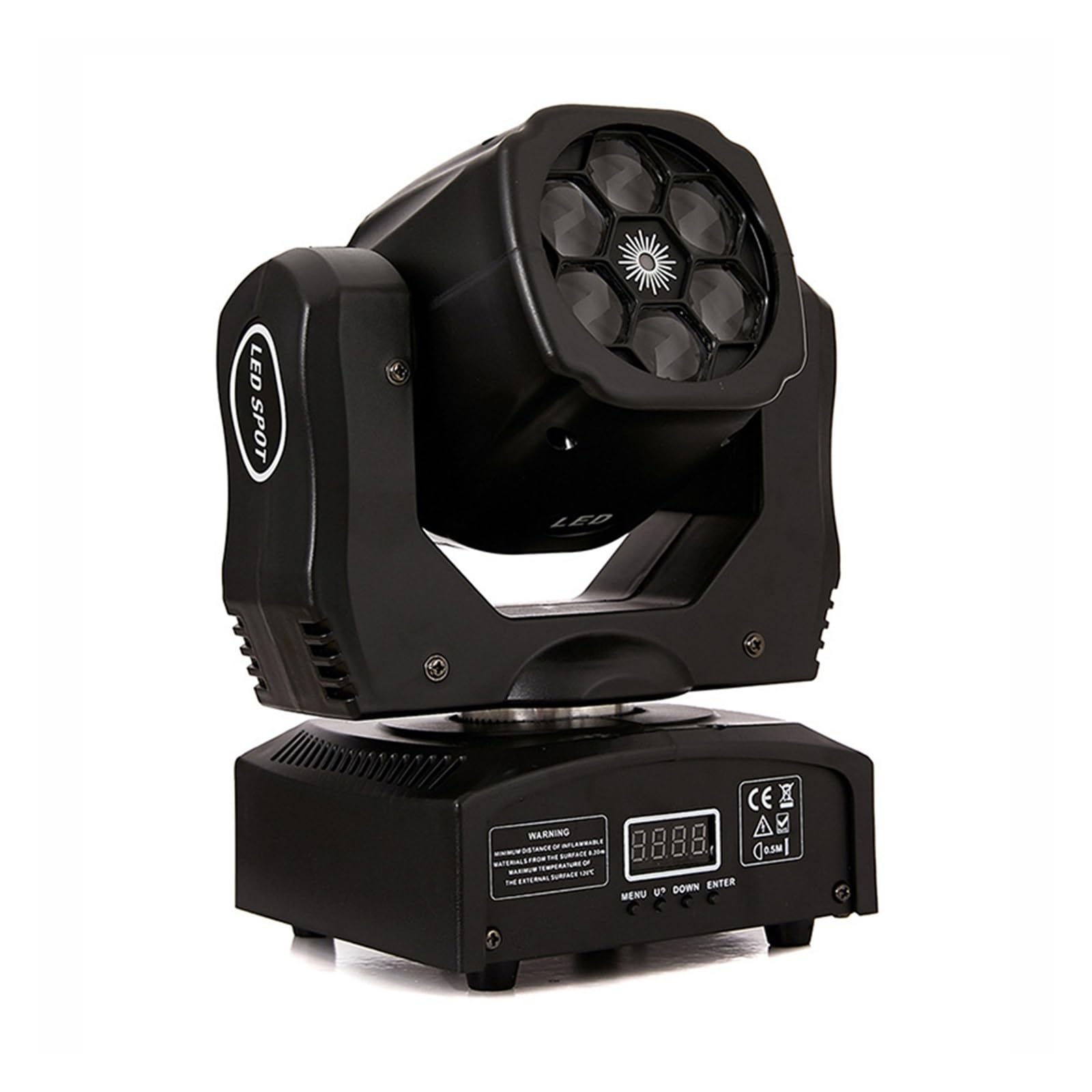 Światła Sceniczne, 6x12W LED Mini Bee Eyes 4 w 1 ruchoma głowica wiązka światła DMX512 efekt sceniczny oświetlenie nadaje się do DJ Disco Party Club Bar