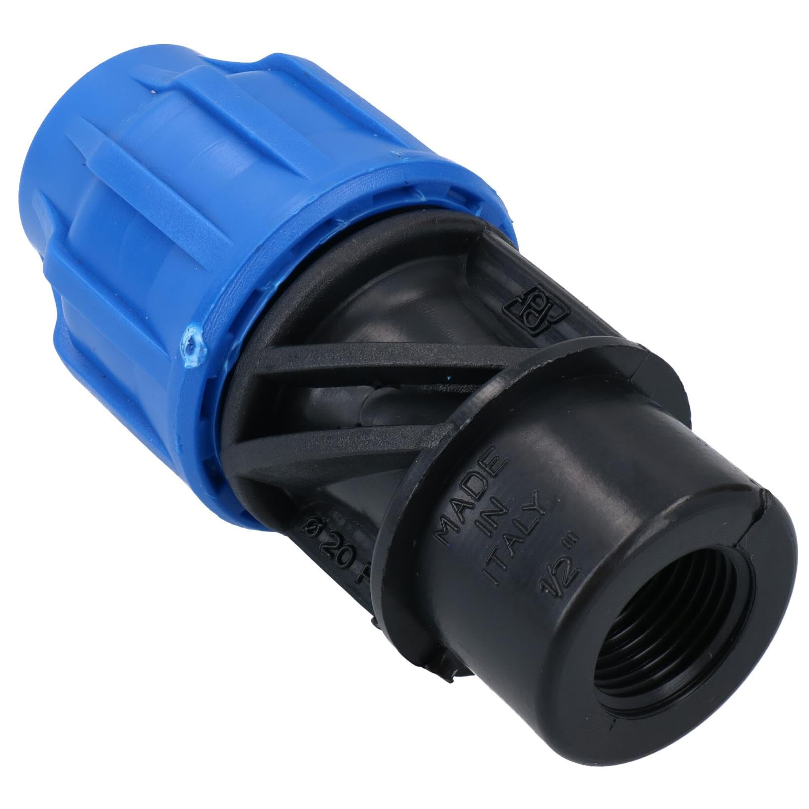20mm x 1/2" MDPE femmina adattatore di compressione raccordo tubo dell'acqua 5PK