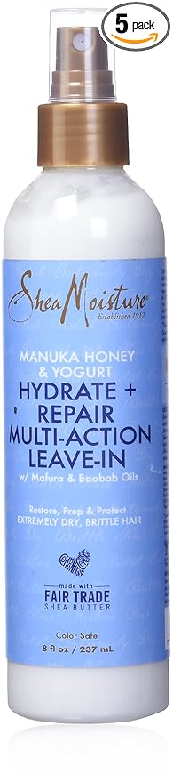 Shea Moisture Manuka Honey & Yogurt Hydrate + Repair Multi-Action Leave-In, 8 fl oz