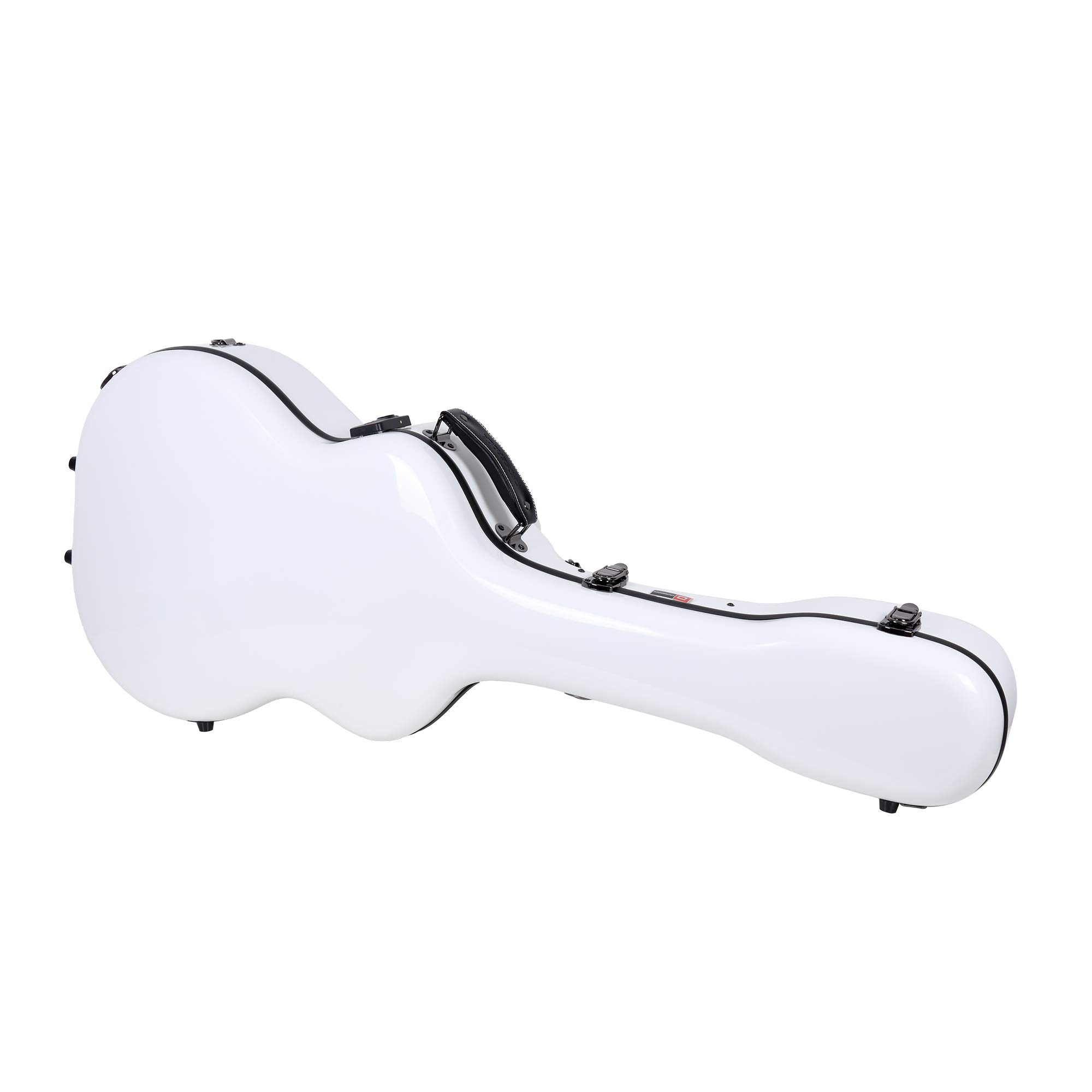 Crossrock Deluxe Fiberglas-Koffer für OM, Martin 000 Gitarren, TSA-Verriegelung (CRF2021OMWT)