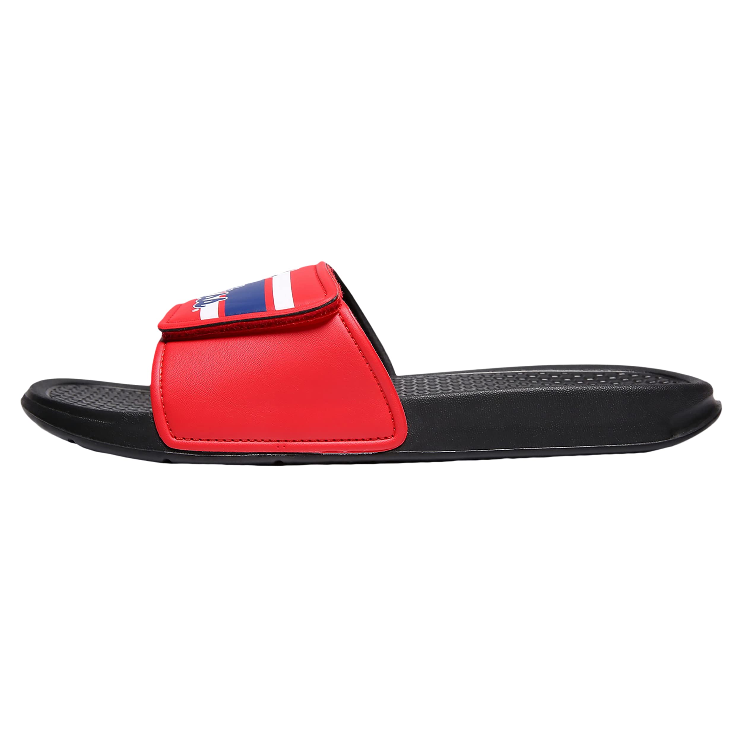FOCOMen's NCAA College Team Logo Sport Legacy Stripe Slide Sandals