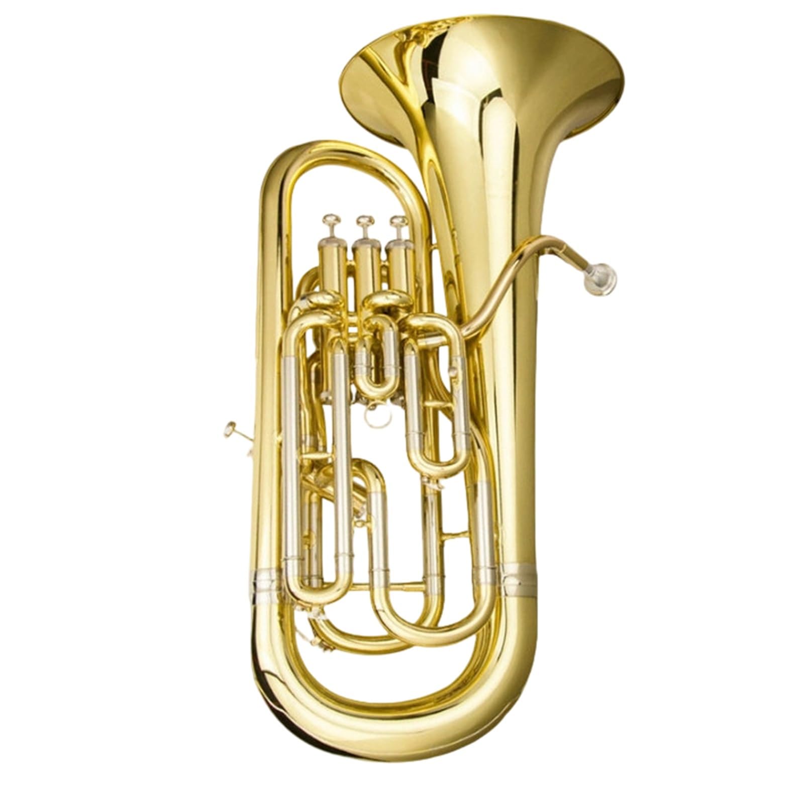 Bombardino Instrumentos De Viento Metal Bombardino Bb Tono Tres/cuatro Botones Instrumentos Musicales De Latón Profesionales Para Práctica Interpretación(Type 5)
