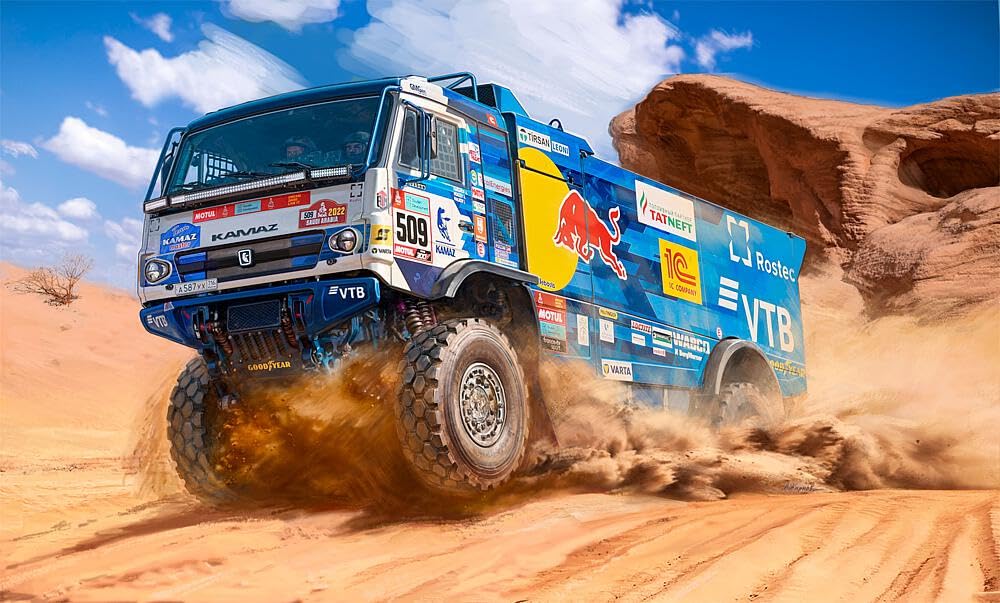 Zvezda -3657-Kamaz-43509 Truck, Scala 1/35, Model Kit, ZS3657