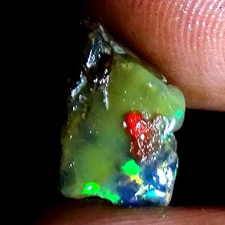 emartwala Ethiopian Opal Rough Multi Flashing Opal Rough 02.20 Cts Specimen