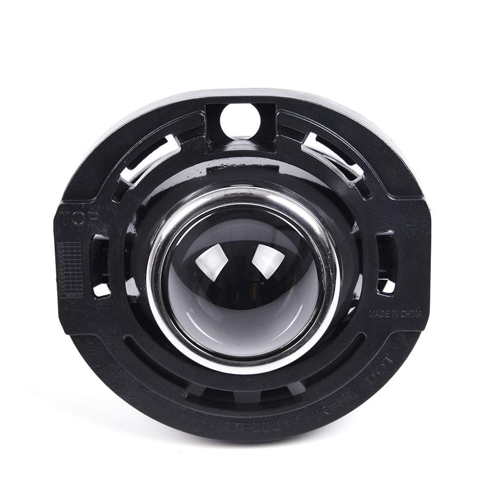 PIT66 Fog Light Compatible with 2014-2016 Chrysler 200 Town & Country/2020 Voyager/2014 Dodge Avenger/2015 Dart/2014-2020 Challenger Durango/ 2014-2021 Jeep Grand Cherokee Halogen Clear