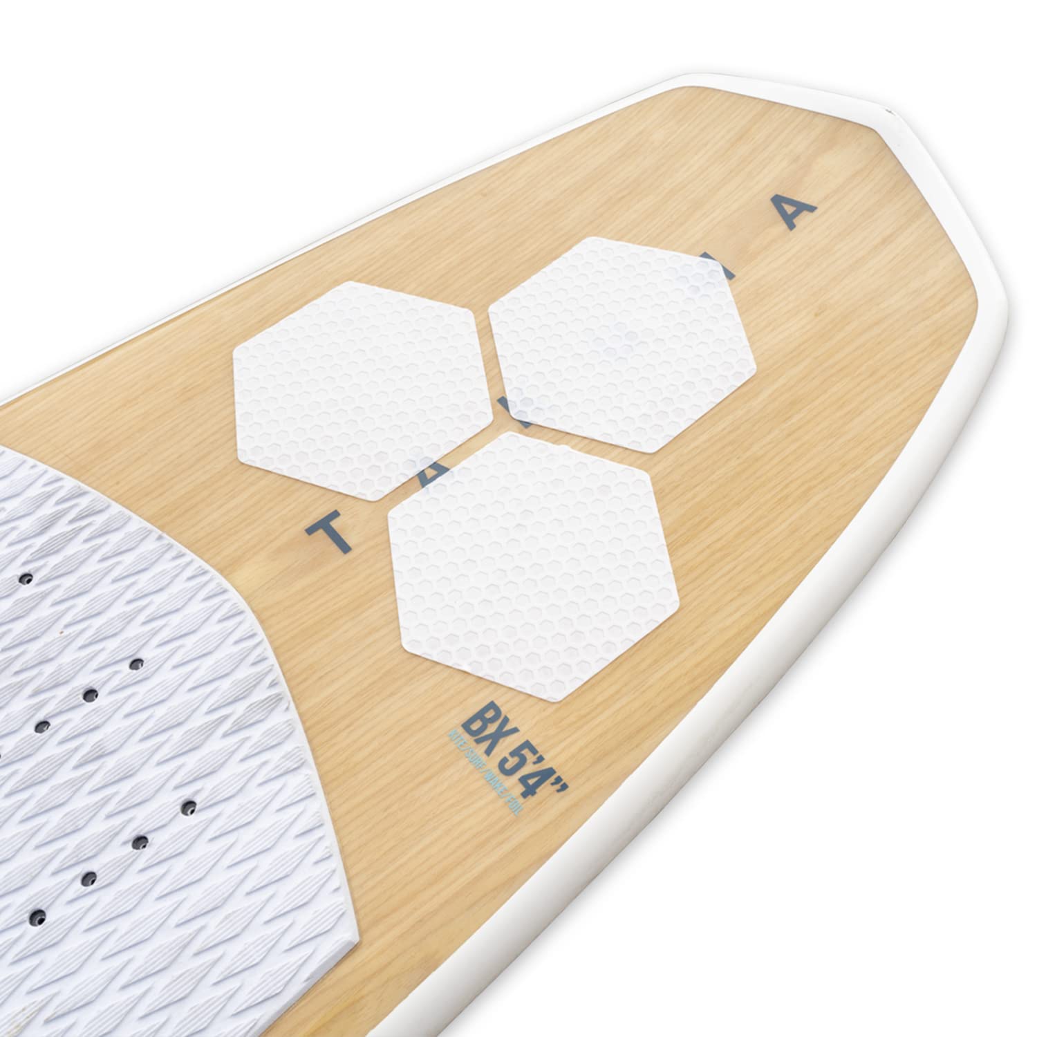 Lot de 10 tapis de traction antidérapants pour planche de surf - 6 coins antidérapants - Pour tous les types de planches de surf - Blanc