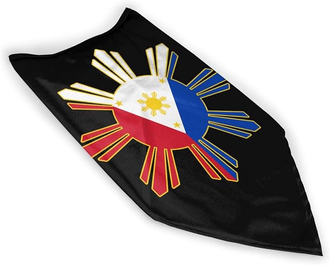Gaiter cuello térmico con bandera filipina negro miniatura 5