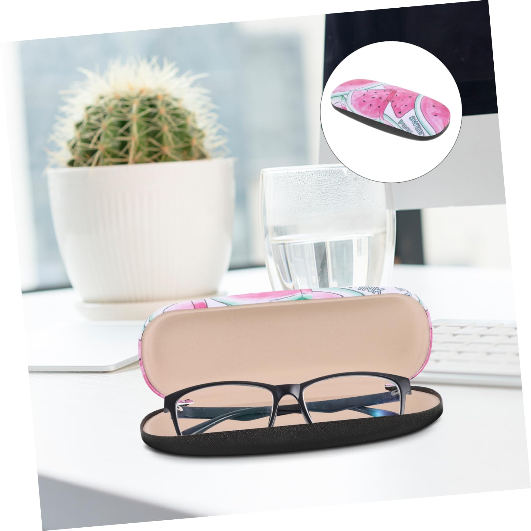 FOMIYES custodia per gli occhiali caso con porta occhiali organizer per occhiali da sole custodia per occhiali da sole Case di occhiali pratici supporto per occhiali plastica