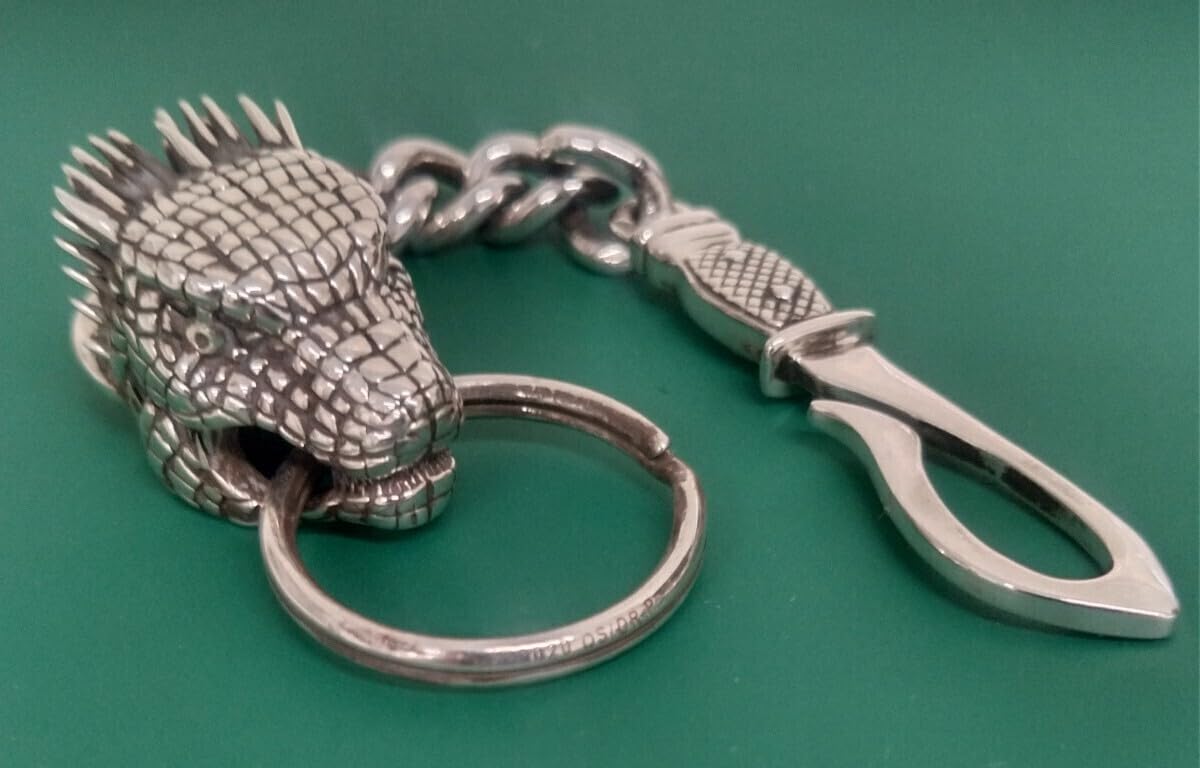 ドロヘドロ カイマン キーチェーン 入手困難 シルバーアクセサリー 大