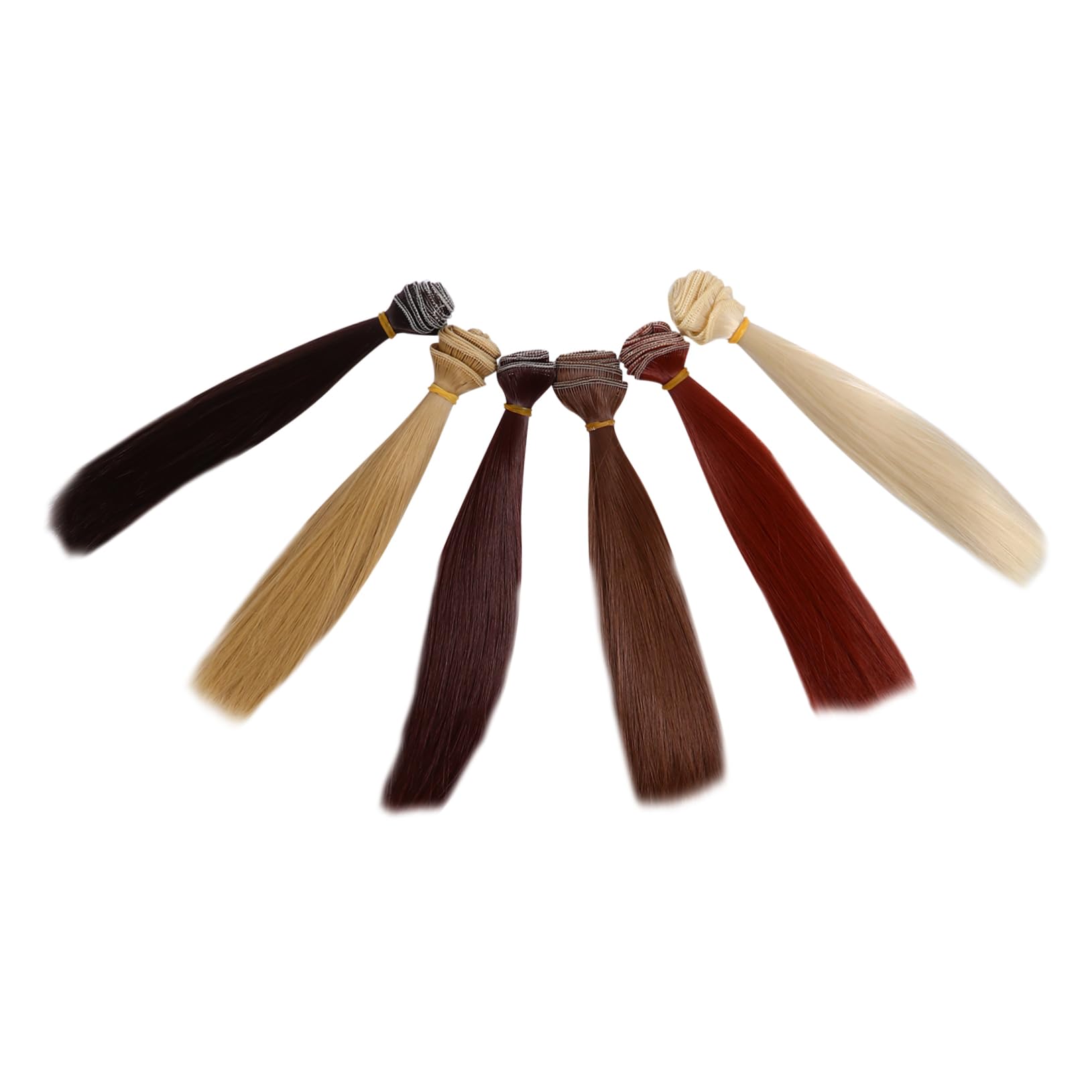 6pcs High Temperature Nylon Doll Hair For Rerooting Diy Doll