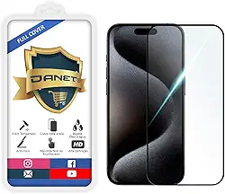Pel�cula De Vidro Temperado 3d Full Cover Para iPhone 15, 15 Pro, 15 Plus e 15 Pro Max Tela 6.7" Prote��o Anti Impacto (iPhone 15 Pro Max (6.7")