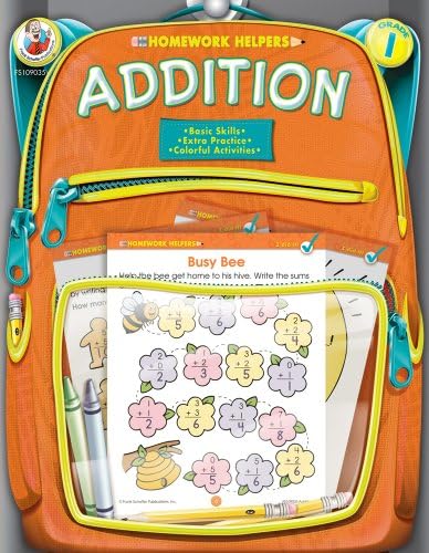 Addition Homework Helper, Grade 1
