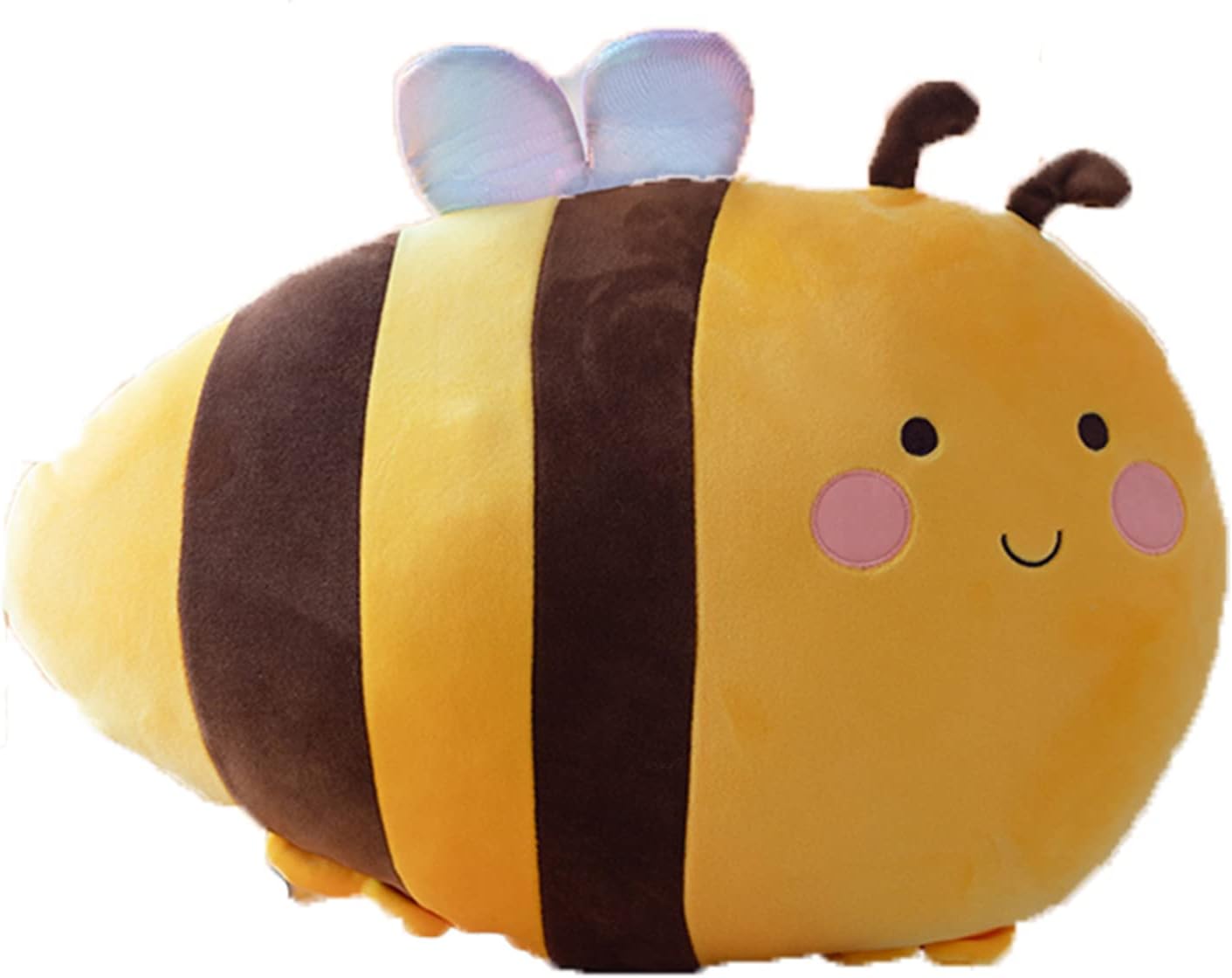 GOOC 20 Inch Plush Bumblebee Stuffed Animal Bumble Bee Hugging Pillow Honey Bee Plushies Throw Pillow Bee Anime Gift for Kids and Lovers in Birthday,Valentine's Day,Christmas...