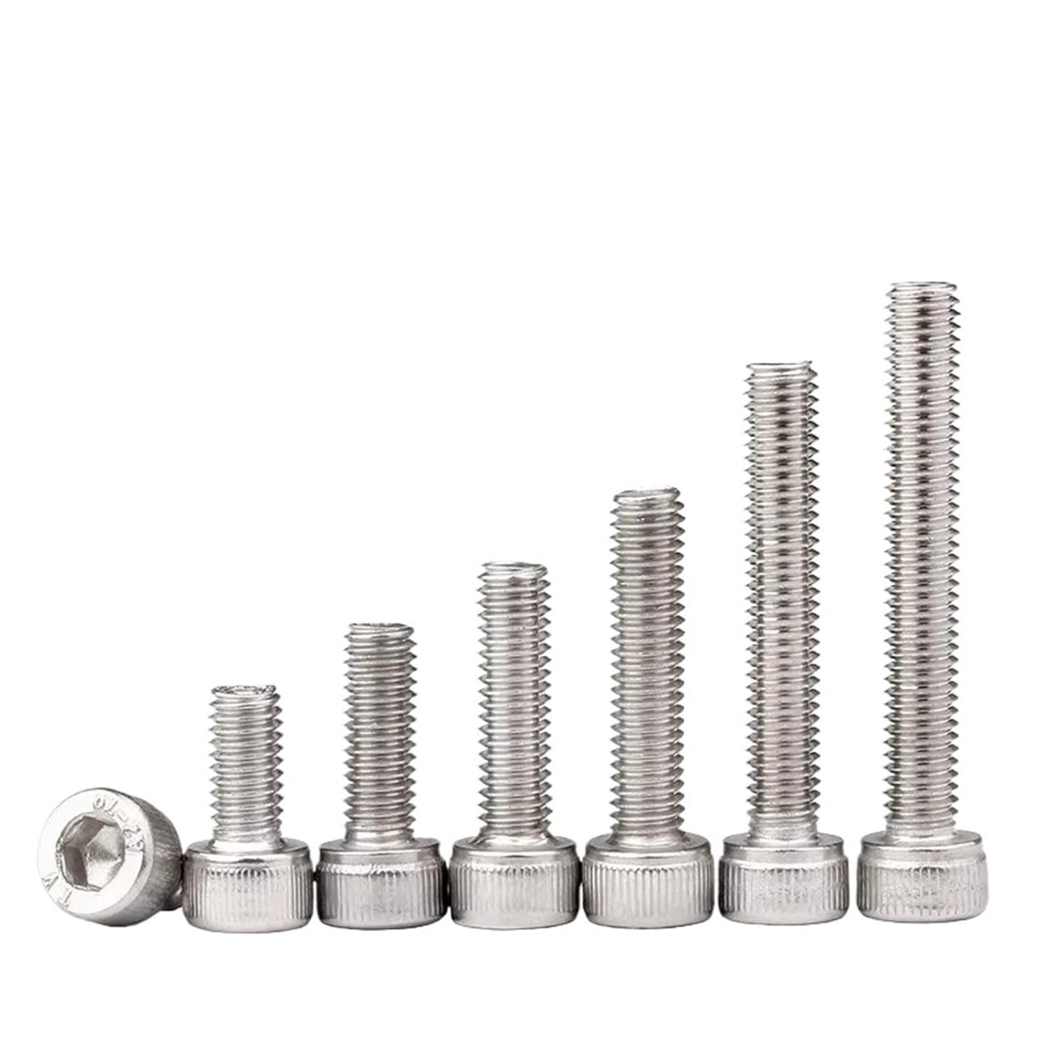 304 Stainless Steel M1.4 M1.6 Hexagon Hex Socket Cap Head Screws Bolt 3 4 5 6 7 8 10 12 20mm Allen Bolts(M1.4x10mm 50pcs)