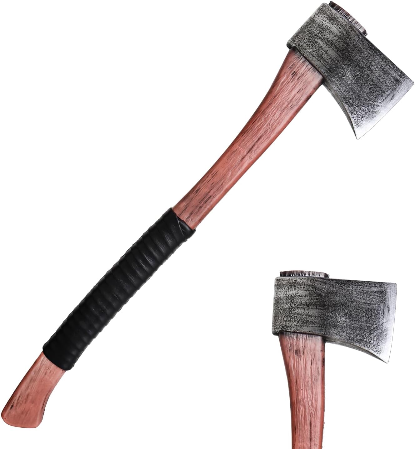 26 Inches Fake Foam Viking Axe Weapons Prop Halloween Medieval LARP Cosplay Costume Accessories