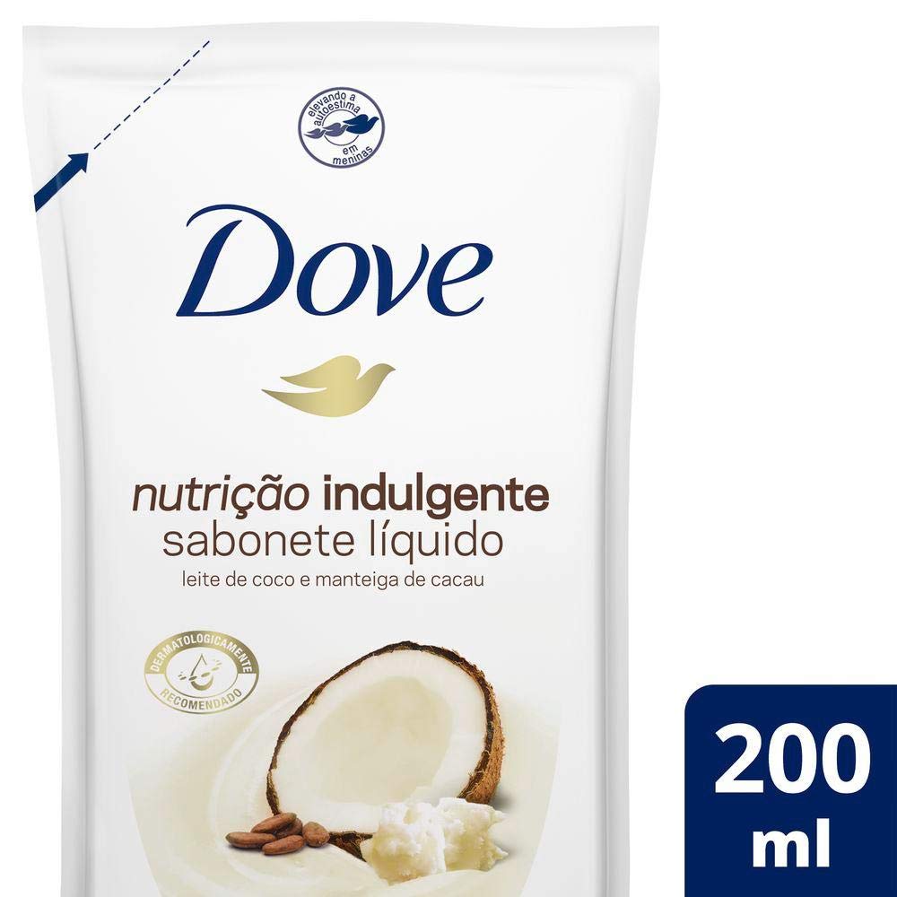 Sabonete Líquido Refil Nutrição Indulgente, 200 Ml, Dove