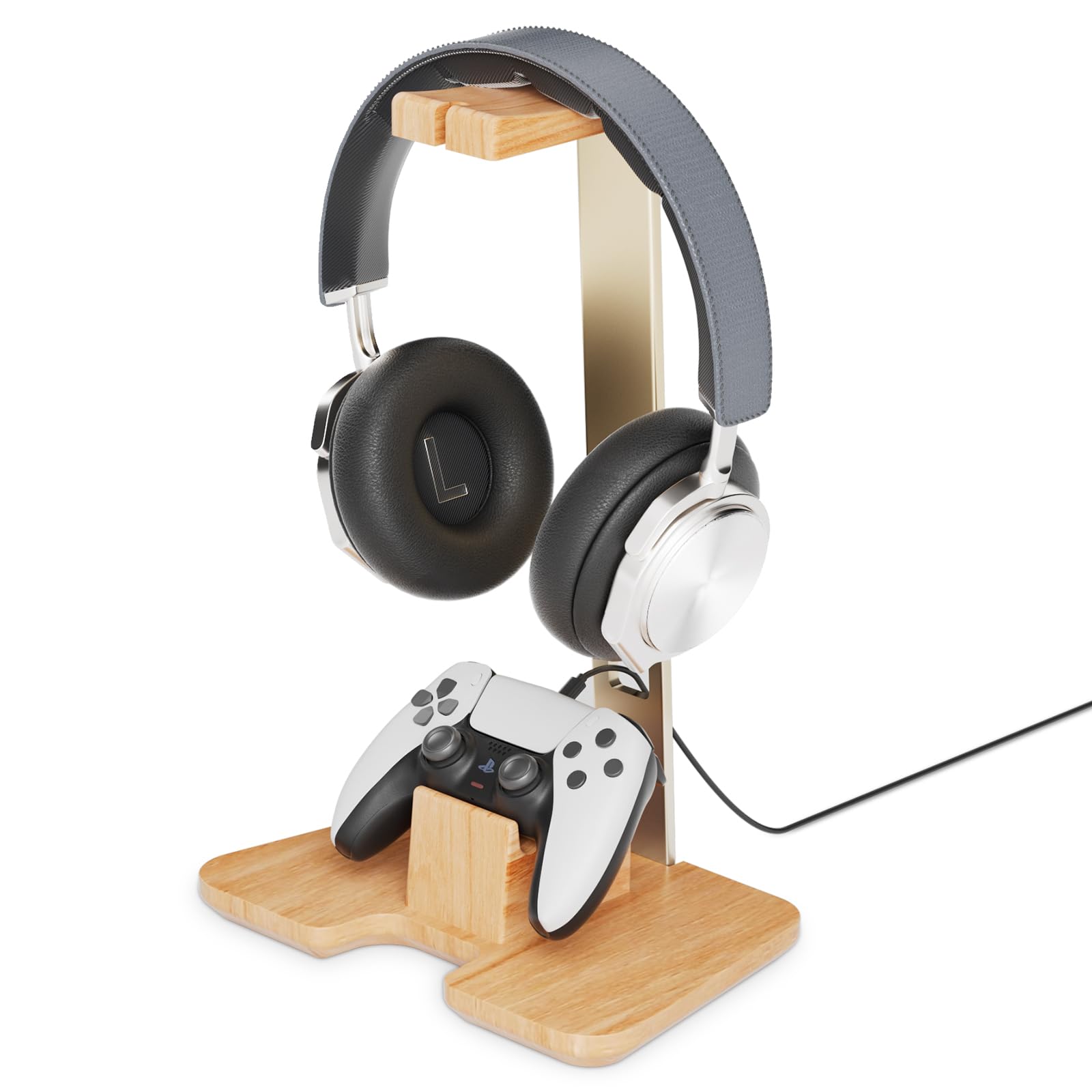 controller and headphone stand for desk gaming desk accessories controller and headphone holder headset holder headset stand