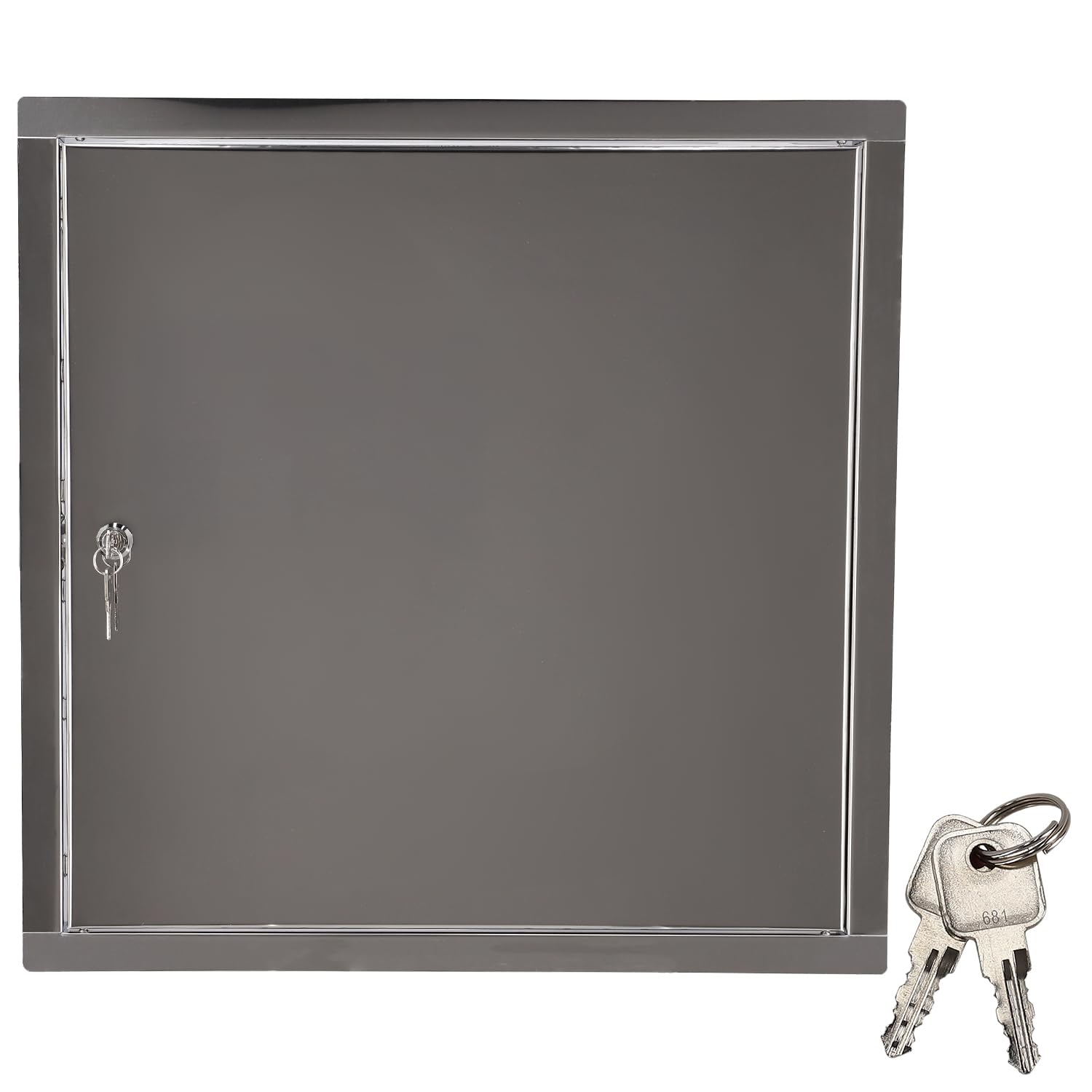 KOTARBAU® Sportello ispezione 60 x 60 cm con chiave In acciaio inox Sportello di manutenzione sportelli cartongesso