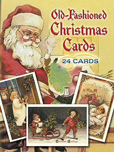 Old-Fashioned Christmas Postcards: 24 Full Color Ready-To-Mail Postcards