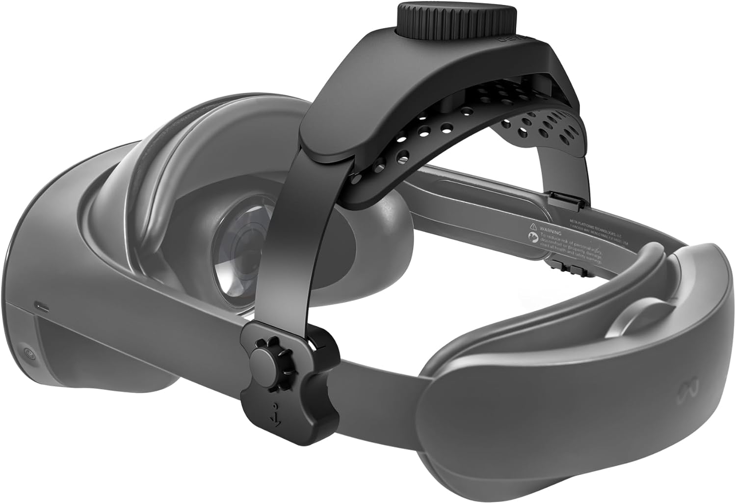 DEVASO Head Strap for Meta Quest Pro, Adjustable Reduce Head Pressure Lightweight Strap, Enhanced Comfort and Gaming Immersion VR Accessories for Meta Quest 2/3 Elite Strap/Pico 4/4 Pro