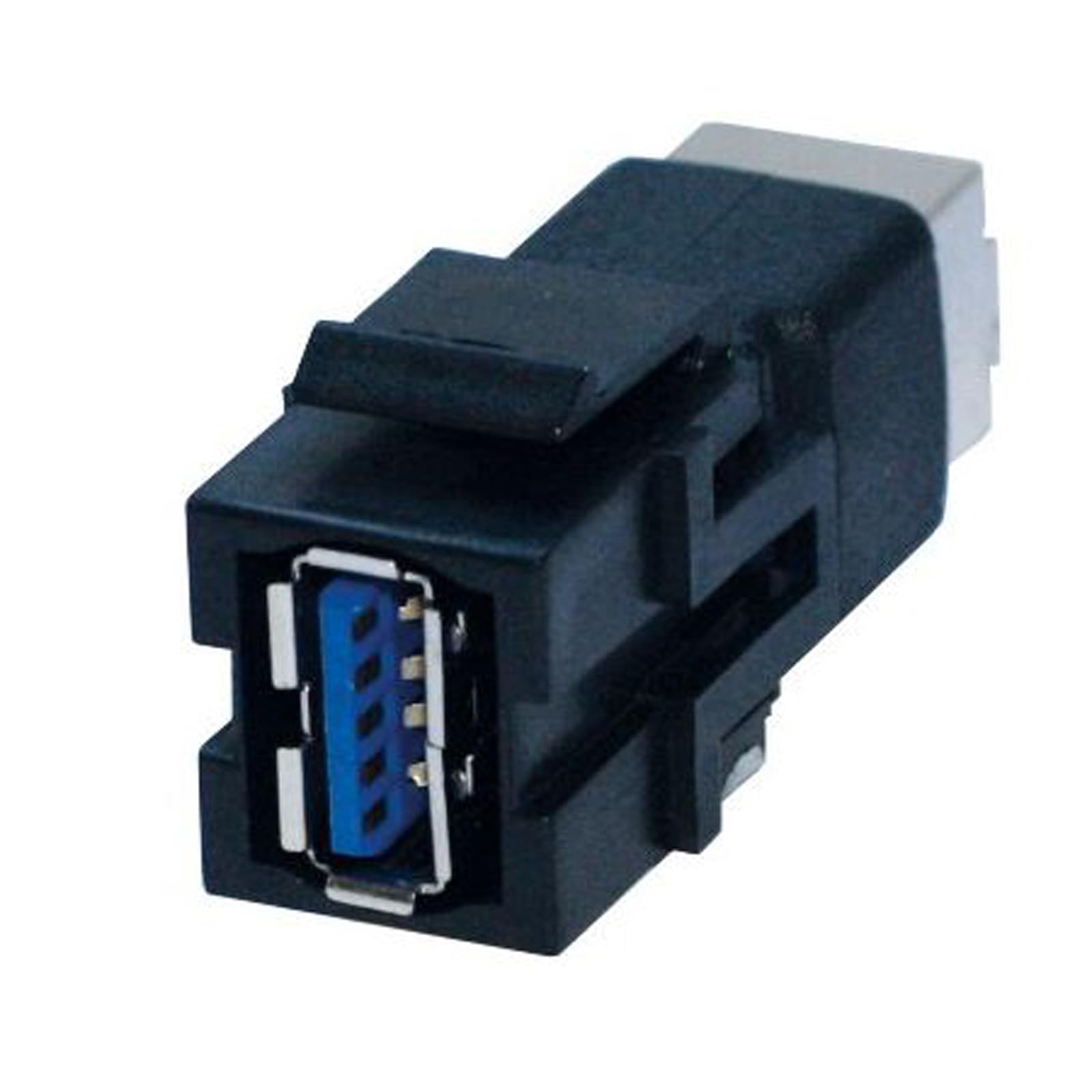 Port de données USB 3.0 Bachmann 917400 Keystone pour intégration bureau moderne