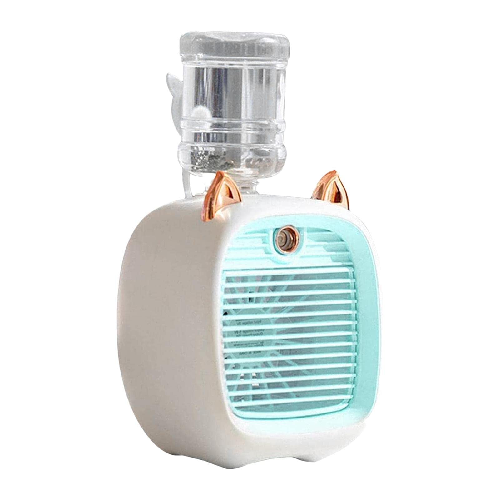 Ventilatore di nebulizzazione del condizionatore d'Aria, Ventola di Raffreddamento Ricaricabile Tramite USB Ventilatore del condizionatore d'Aria 3 velocità del