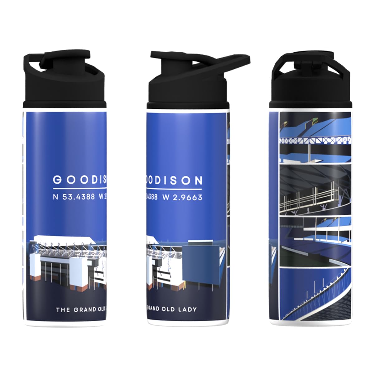 Partisan Goodison Stadium Bottle Big Mouth Bottle 600 or 750 ml (750ml)