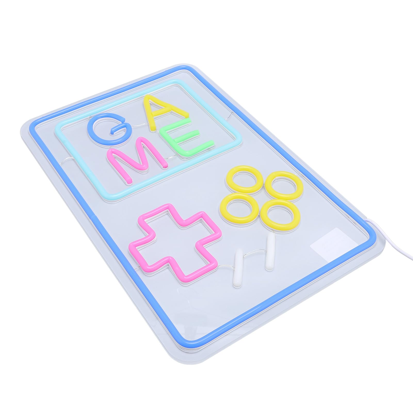 Cocoarm Gaming Neon Schild, Dimmbares LED Handheld Konsole Licht aus