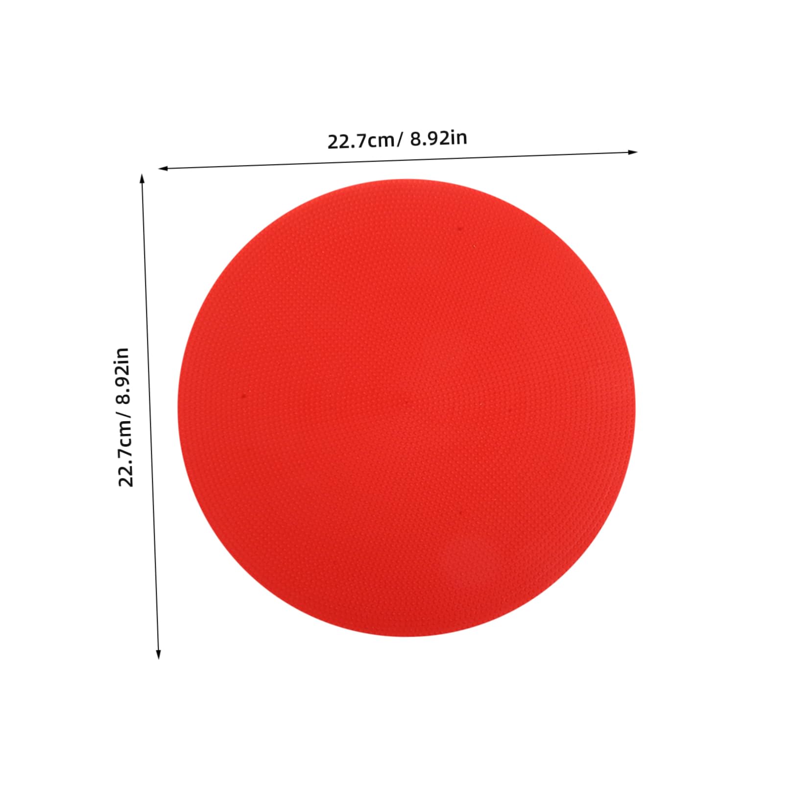 GAROZATION Soccer Training Drills Markers 10pcs PVC Set Mark Pad for Football Basketball Fade Break Resistant