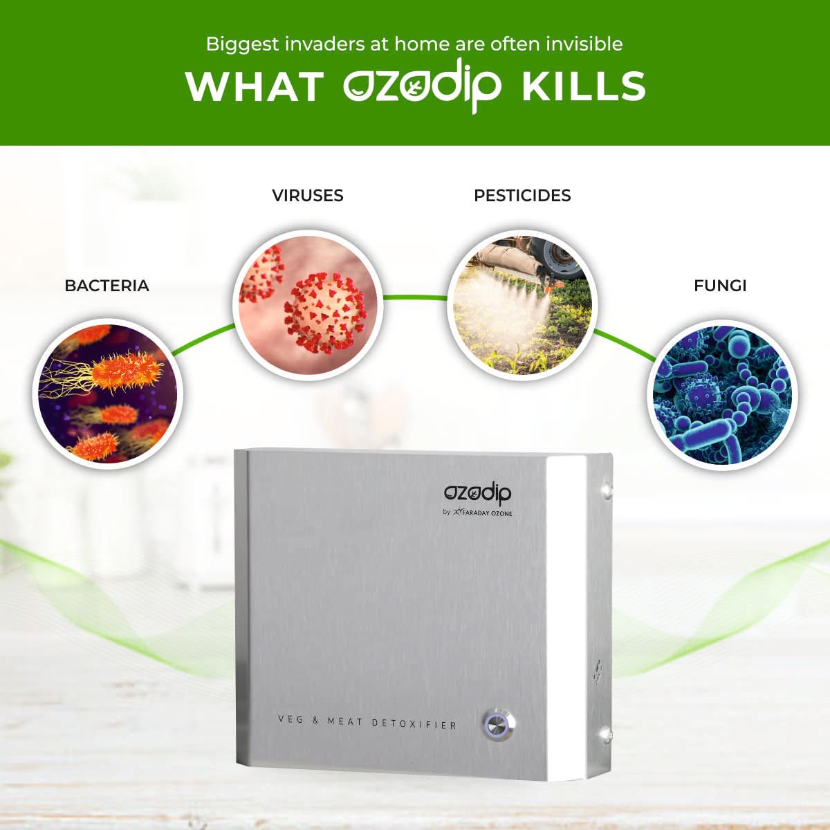 Faraday Ozone Ozodip 2SS(Stainless Steel) | Vegetable, Fruit