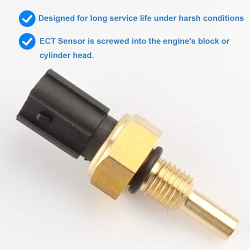 Miniatura 3 de Sensor de temperatura del refrigerante, sensor de temperatura ECT 158-0811 1580811 Compatible con Honda Acura - Accord 2003-2007, Civic 2001-2011,