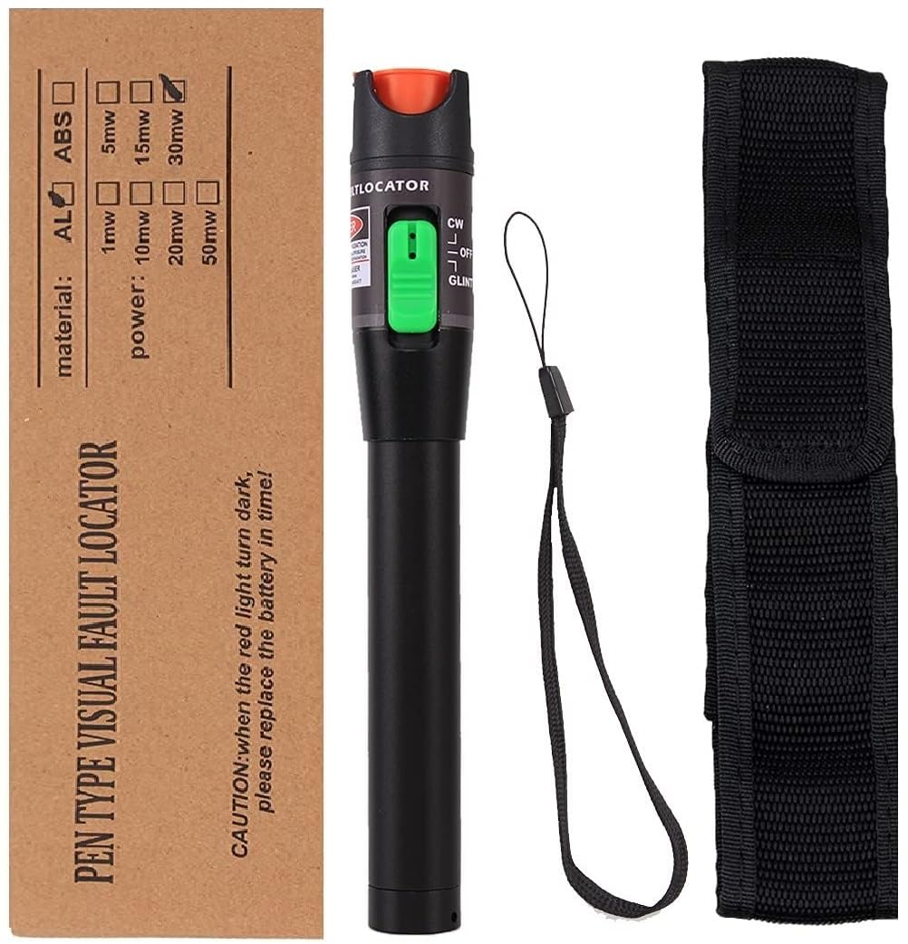 Corslet Visual Fault Locator 30mw Laser Light Red for Fc St Sc Interface Fiber Optic Cable Tester (B0CQT7C8J9) Amazon Price History, Amazon Price Tracker