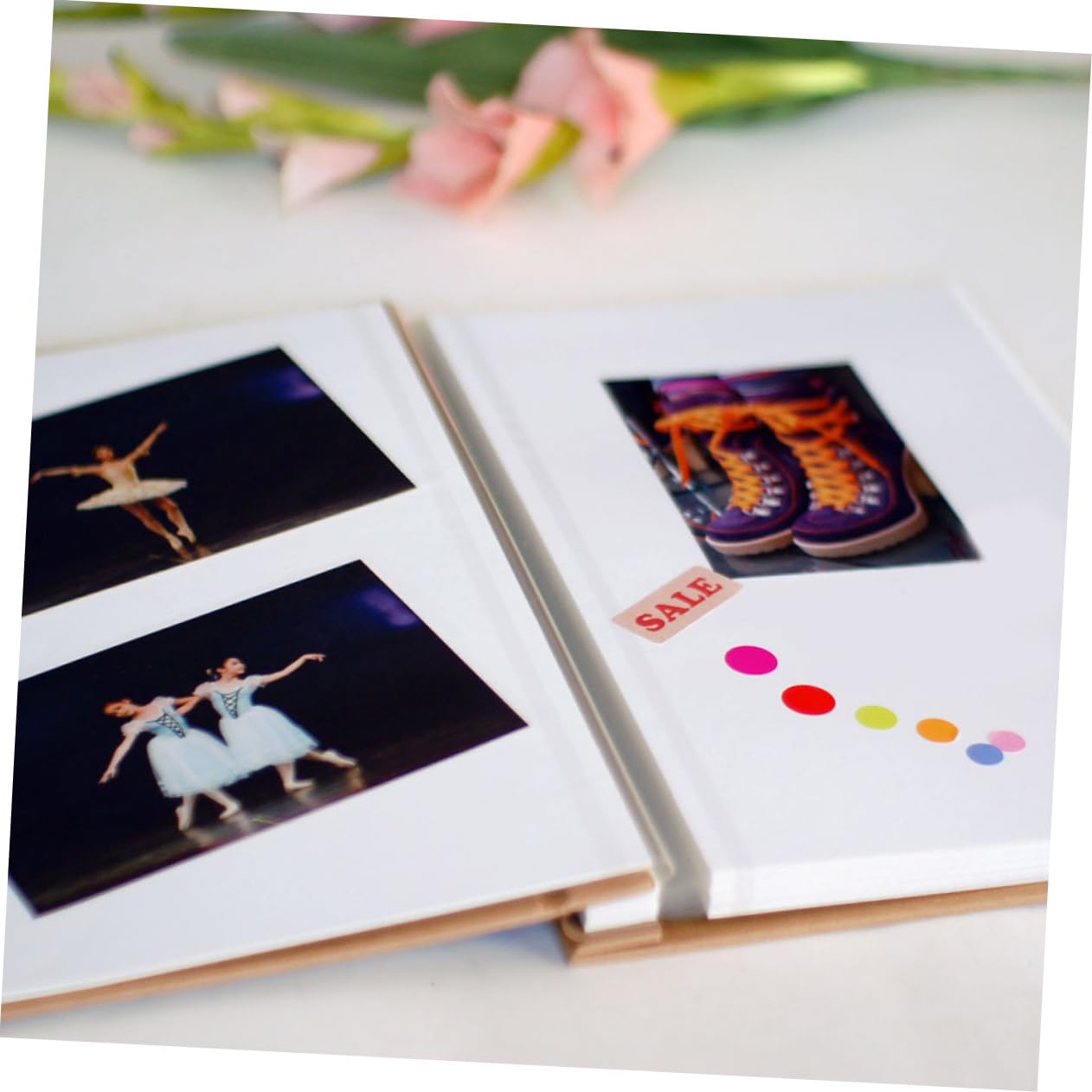 Alipis 20hojas Álbum De Fotos Autoadhesivo Kraft Día Del Padre Álbum De Recortes De Bodas