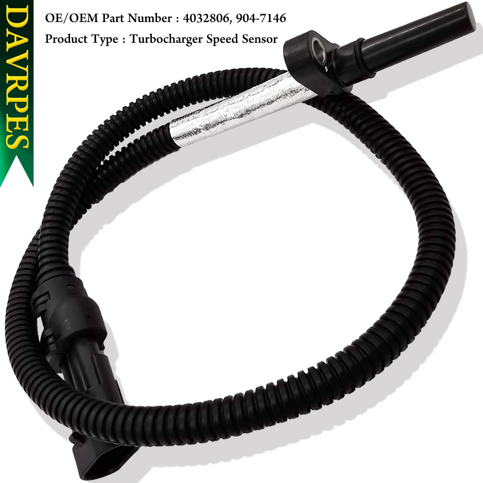 Amazon.com: DAVRPES 904-7146 4032806 Turbocharger Speed Sensor