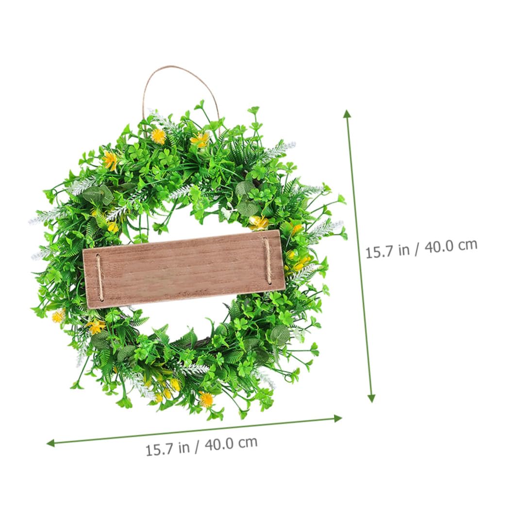 Cabilock 2 Pz di decorazione cucina easter decoration decorazioni di foglie autunnali decorazione di foglie ghirlanda di foglie verdi artificiali ghirlanda sospesa pvc