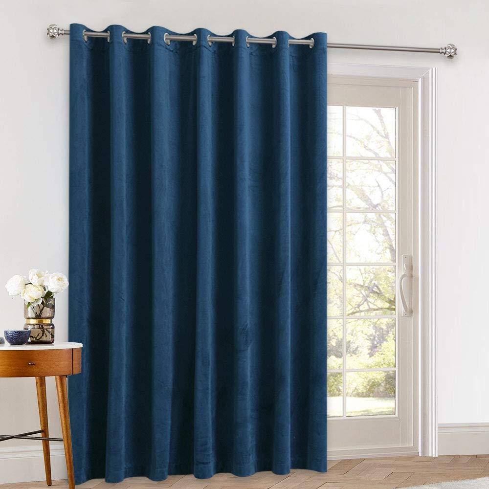 Midnight Blue Velvet Curtains Curtains & Drapes
