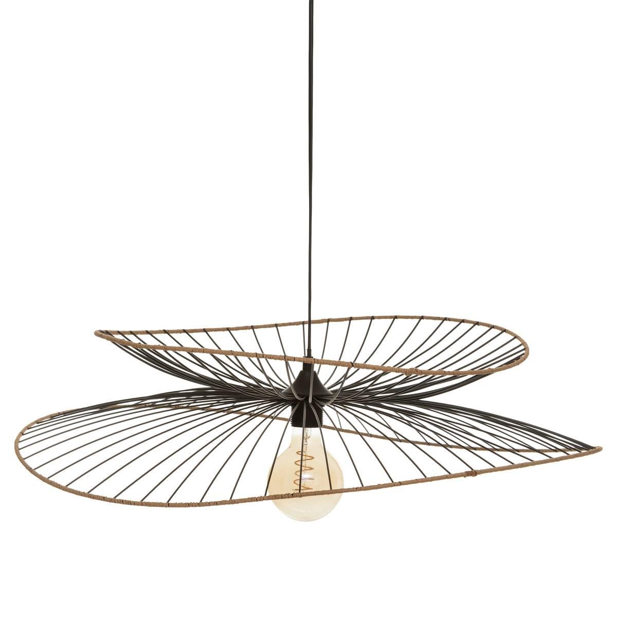 RTN ALARA Lampada a sospensione in metallo - 69,5 cm - Nera