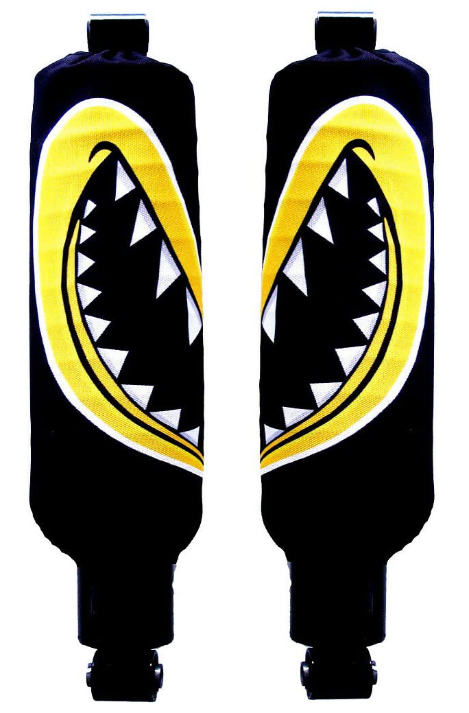 Can Am Ryker Shock Cover Jaune,Ensemble de 2 Avant (AUTRE MACHINE Indiquez la marque,modèle et année de votre véhicule