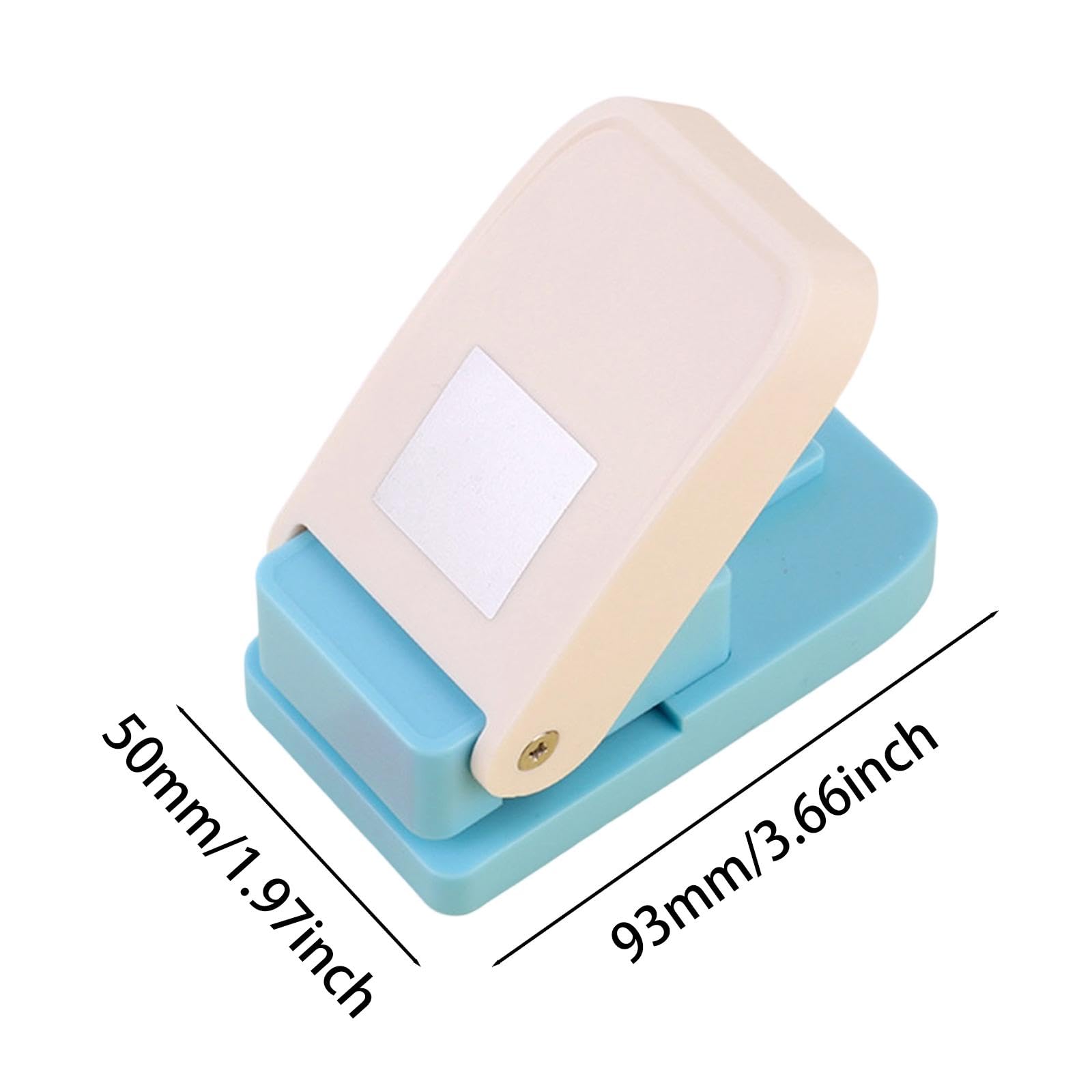 Qianly 3x Tab Punch Perforatrice Divisorio Multiuso Carta Bottone Scorrevole Acciaio Carbonio per Creazioni Scrapbooking Journaling Adatto a Lavori Manuali S