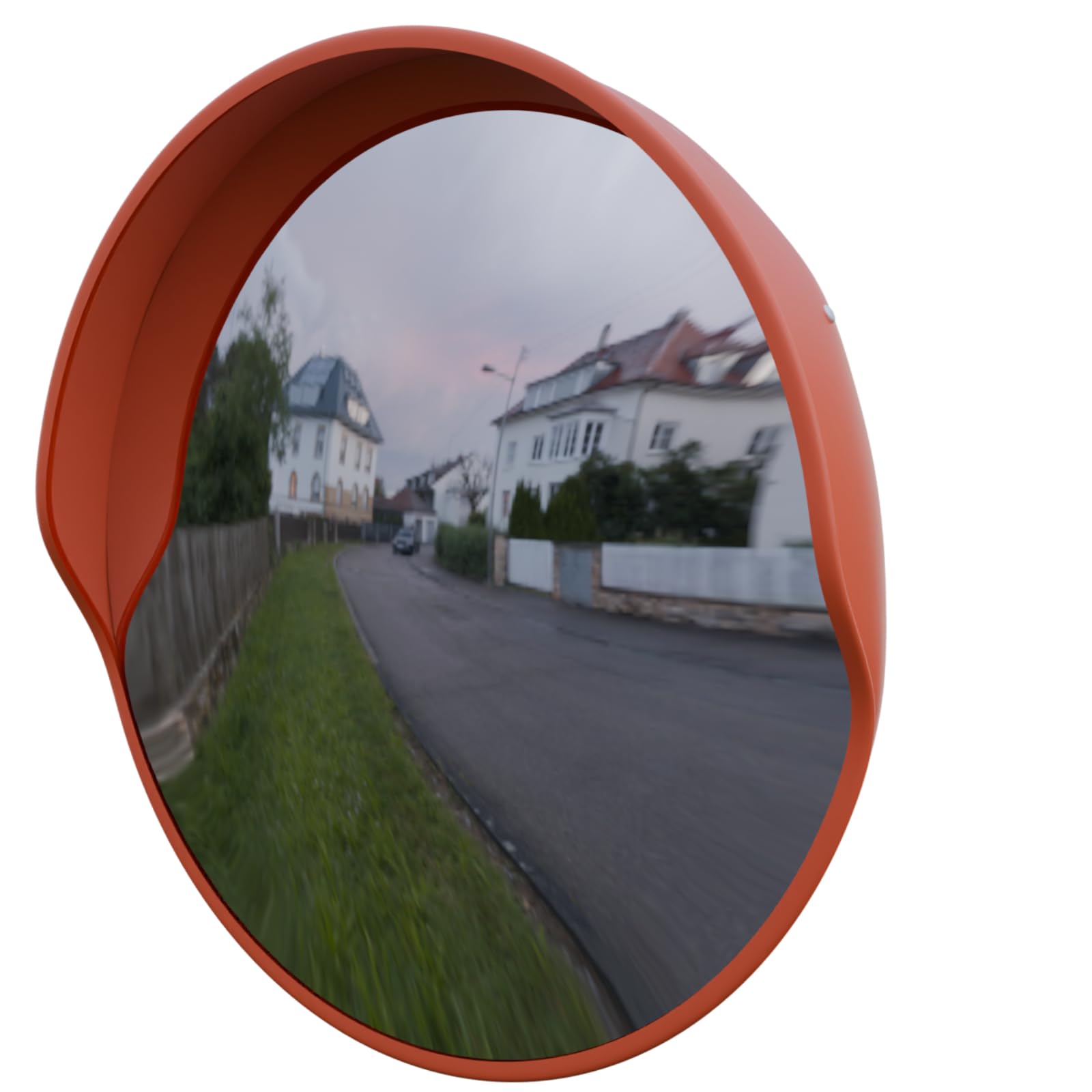 HAGO24 | Verkehrsspiegel | Konvexspiegel | Panoramaspiegel | Überwachungsspiegel | Ø43cm Outdoor | Kunststoff | Außenspiegel | Wandspiegel | Sichtwinkel 130-160°