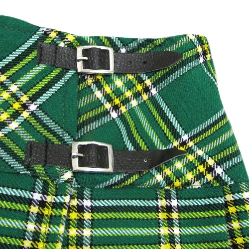 20 inch Irish Tartan Pleated Kilt Skirt - Size US 184