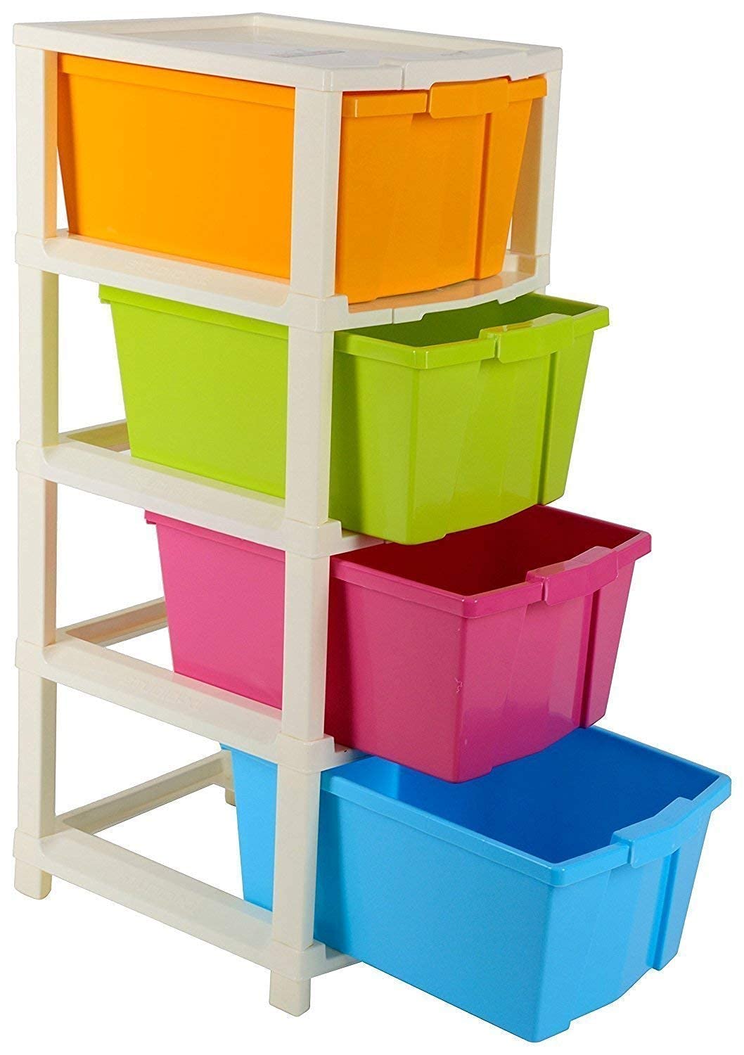 4XL Plastic Modular Drawer System for Home, Office, Hospital, Parlor, School, Doctors, Home and Kids, Product Dimension When assembeled (4XL Drawer, Multicolour)-image-9